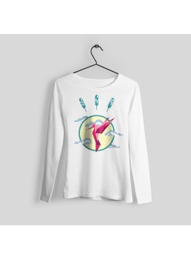 Brown bear printed sweater